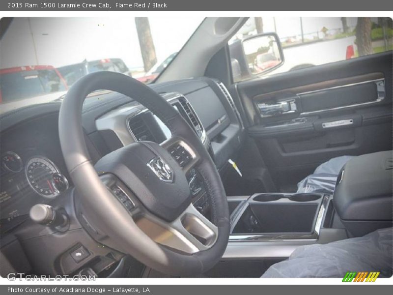 Flame Red / Black 2015 Ram 1500 Laramie Crew Cab