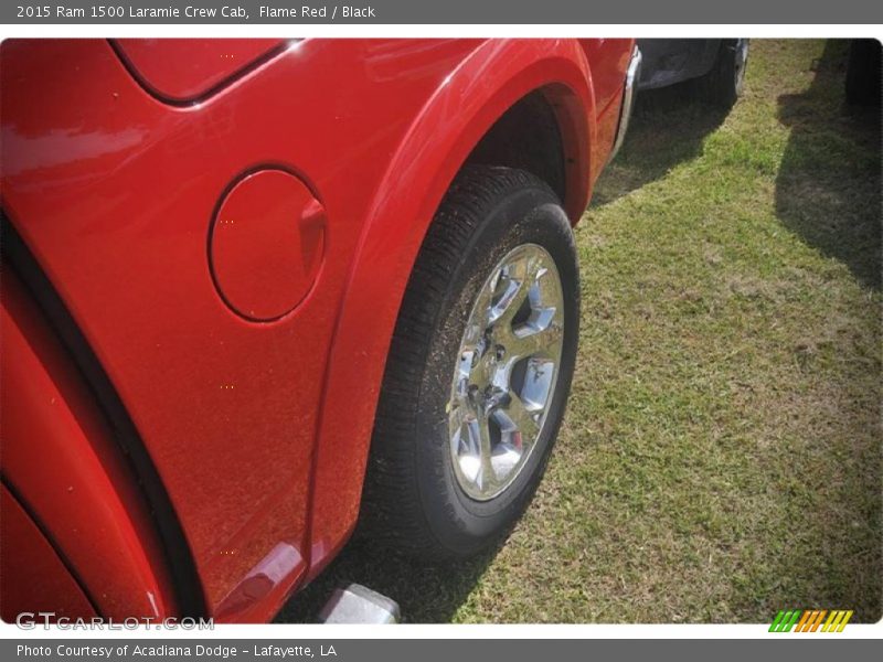 Flame Red / Black 2015 Ram 1500 Laramie Crew Cab
