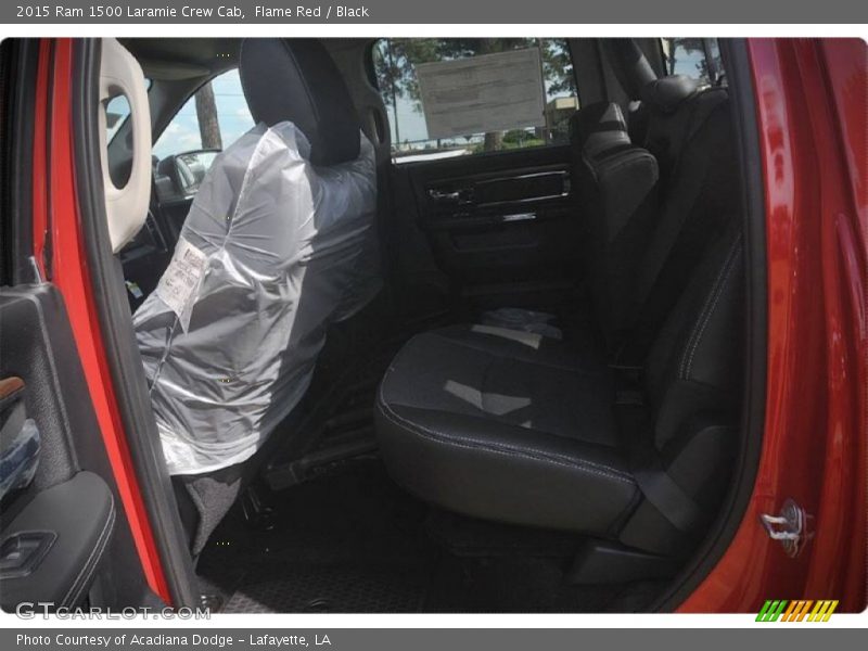 Flame Red / Black 2015 Ram 1500 Laramie Crew Cab