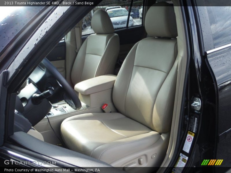 Black / Sand Beige 2013 Toyota Highlander SE 4WD