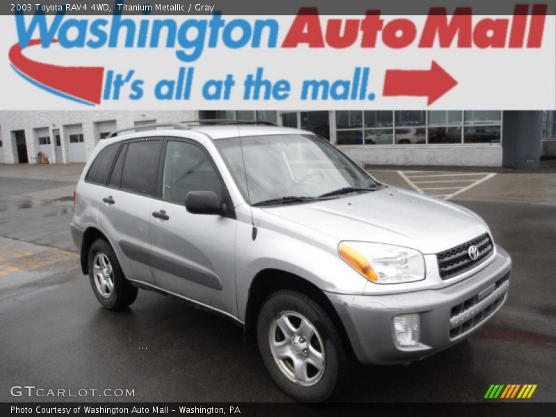 Titanium Metallic / Gray 2003 Toyota RAV4 4WD