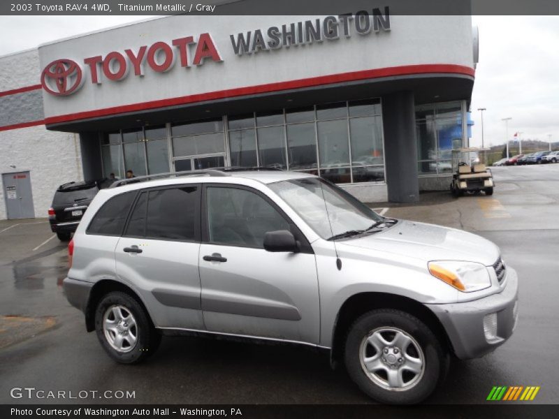 Titanium Metallic / Gray 2003 Toyota RAV4 4WD