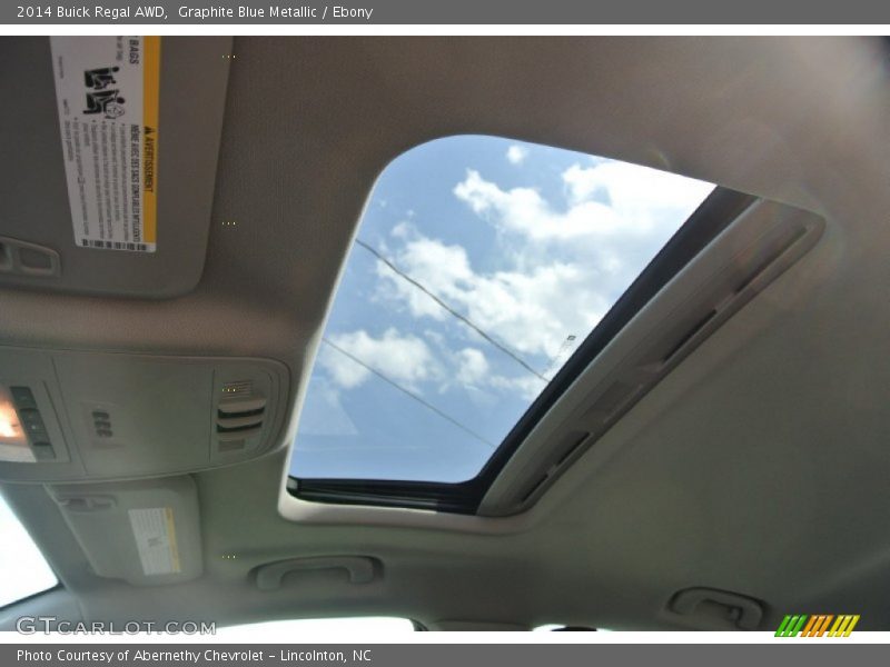 Graphite Blue Metallic / Ebony 2014 Buick Regal AWD
