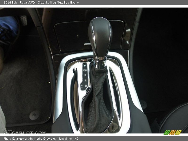 Graphite Blue Metallic / Ebony 2014 Buick Regal AWD