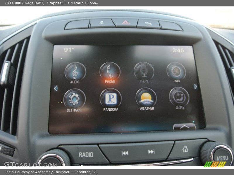 Graphite Blue Metallic / Ebony 2014 Buick Regal AWD