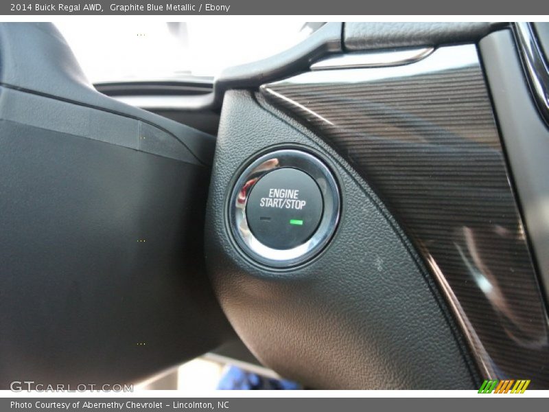 Graphite Blue Metallic / Ebony 2014 Buick Regal AWD