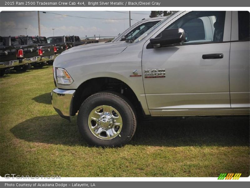 Bright Silver Metallic / Black/Diesel Gray 2015 Ram 2500 Tradesman Crew Cab 4x4