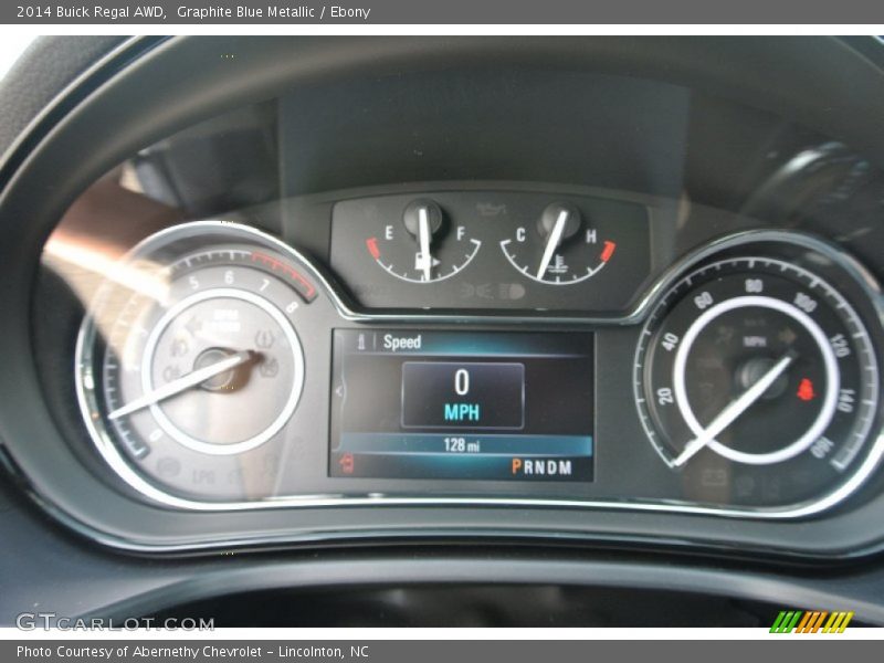 Graphite Blue Metallic / Ebony 2014 Buick Regal AWD