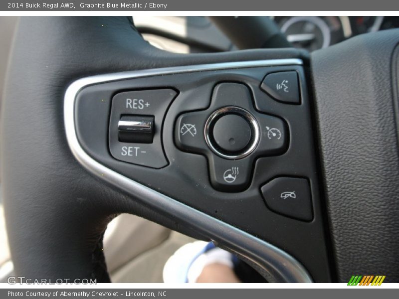 Graphite Blue Metallic / Ebony 2014 Buick Regal AWD