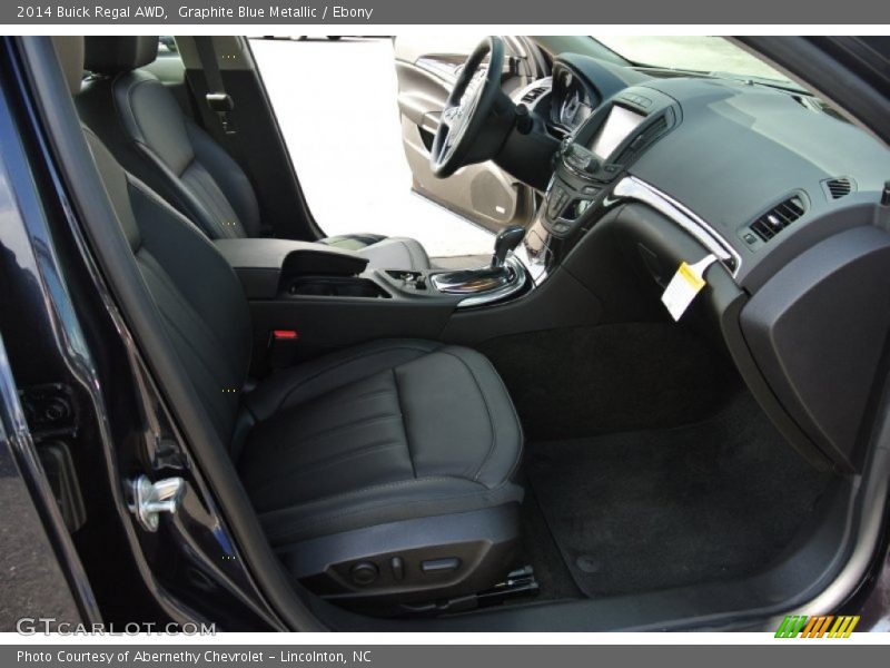 Graphite Blue Metallic / Ebony 2014 Buick Regal AWD