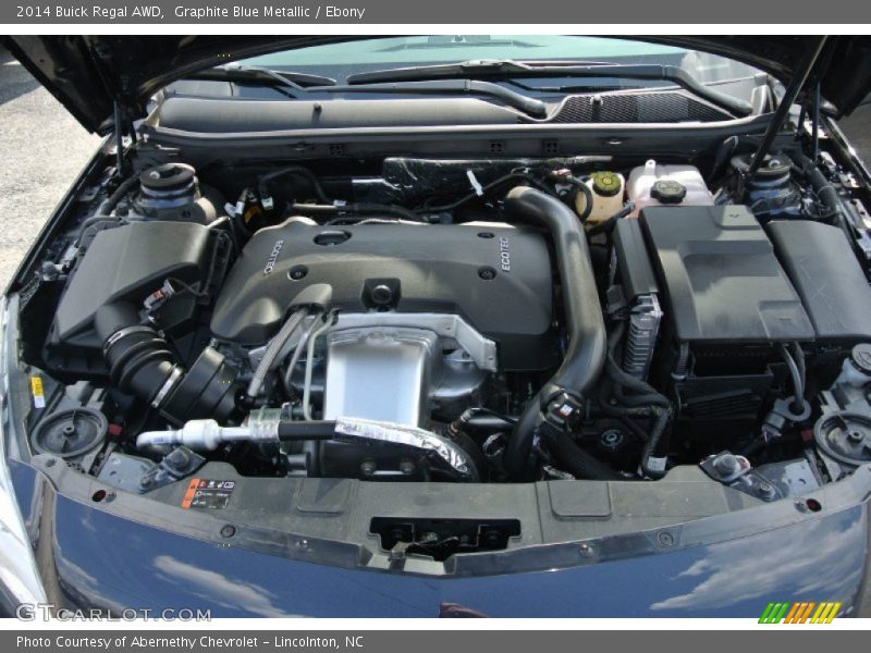 Graphite Blue Metallic / Ebony 2014 Buick Regal AWD