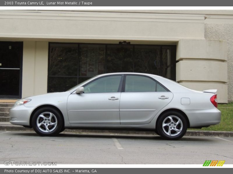 Lunar Mist Metallic / Taupe 2003 Toyota Camry LE