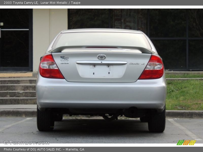Lunar Mist Metallic / Taupe 2003 Toyota Camry LE