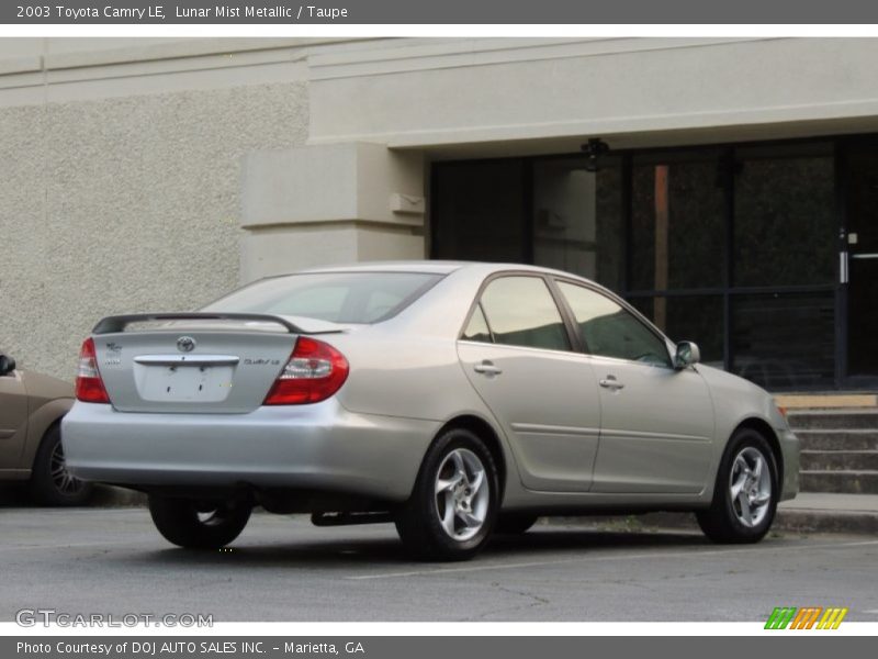 Lunar Mist Metallic / Taupe 2003 Toyota Camry LE