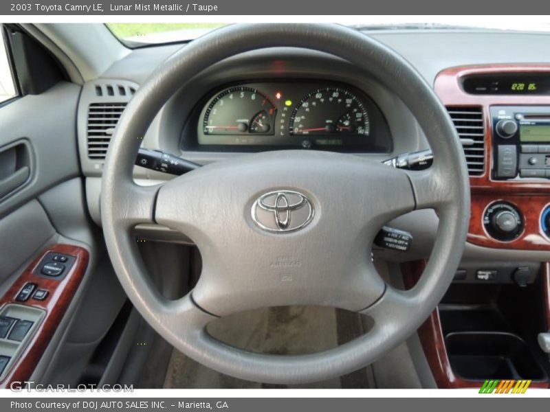 Lunar Mist Metallic / Taupe 2003 Toyota Camry LE