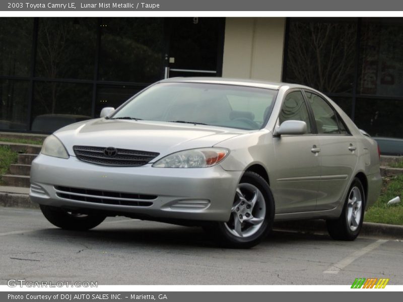 Lunar Mist Metallic / Taupe 2003 Toyota Camry LE
