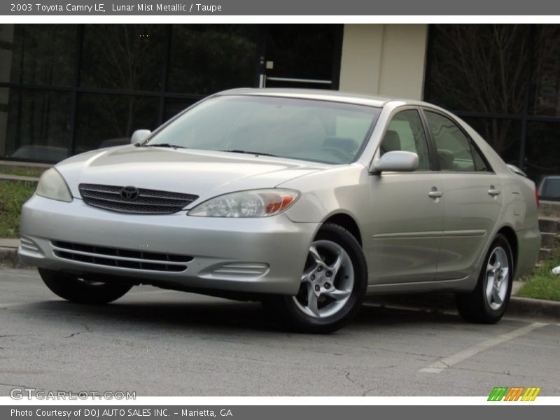 Lunar Mist Metallic / Taupe 2003 Toyota Camry LE
