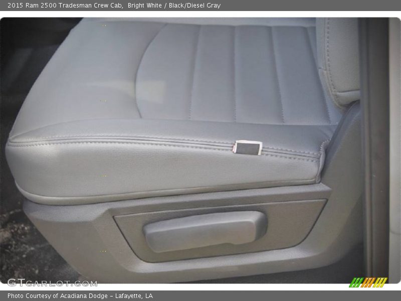 Bright White / Black/Diesel Gray 2015 Ram 2500 Tradesman Crew Cab
