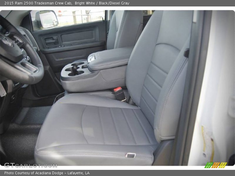 Bright White / Black/Diesel Gray 2015 Ram 2500 Tradesman Crew Cab