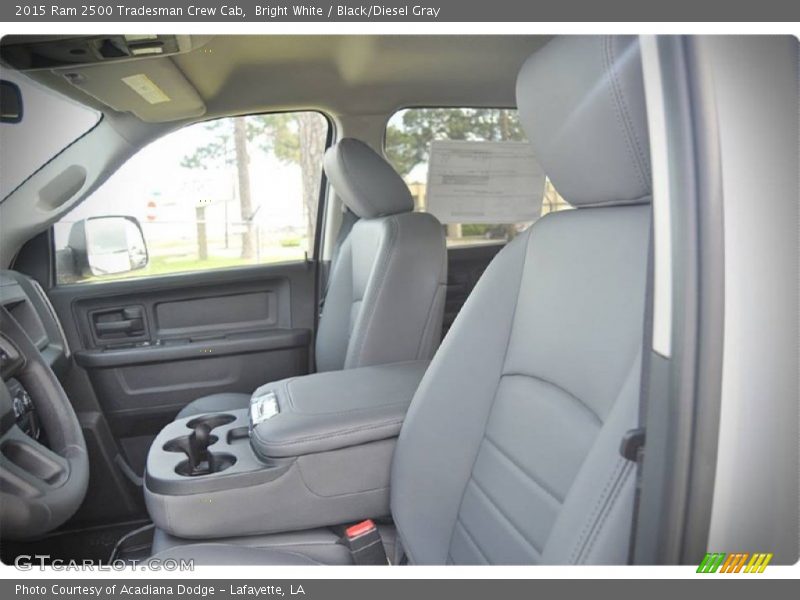 Bright White / Black/Diesel Gray 2015 Ram 2500 Tradesman Crew Cab