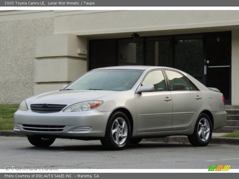 Lunar Mist Metallic / Taupe 2003 Toyota Camry LE