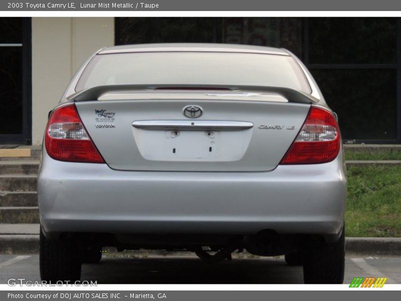 Lunar Mist Metallic / Taupe 2003 Toyota Camry LE