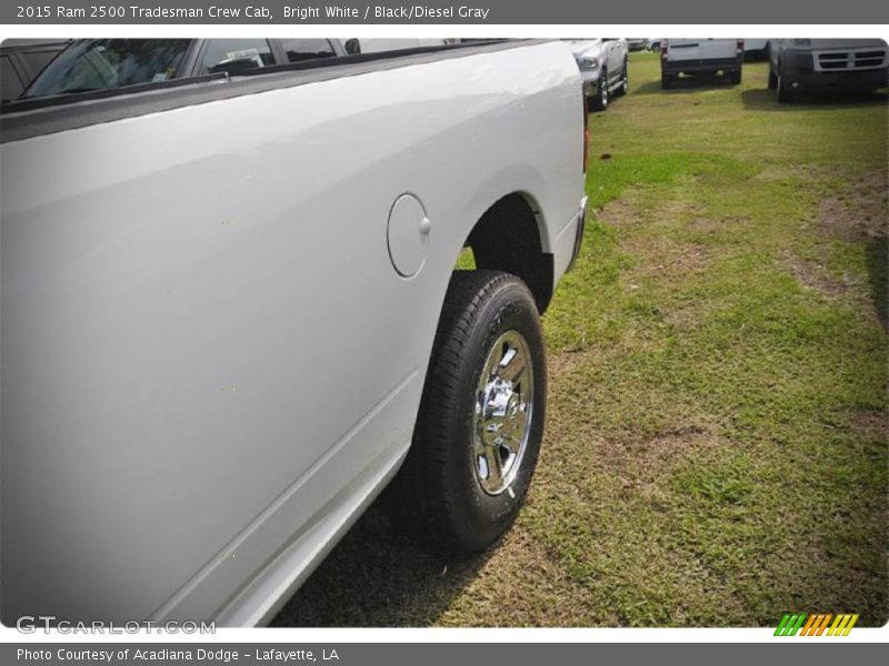 Bright White / Black/Diesel Gray 2015 Ram 2500 Tradesman Crew Cab
