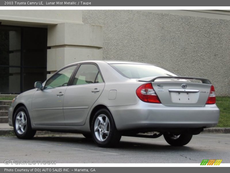 Lunar Mist Metallic / Taupe 2003 Toyota Camry LE