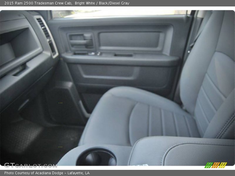 Bright White / Black/Diesel Gray 2015 Ram 2500 Tradesman Crew Cab