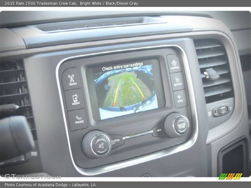 Bright White / Black/Diesel Gray 2015 Ram 2500 Tradesman Crew Cab