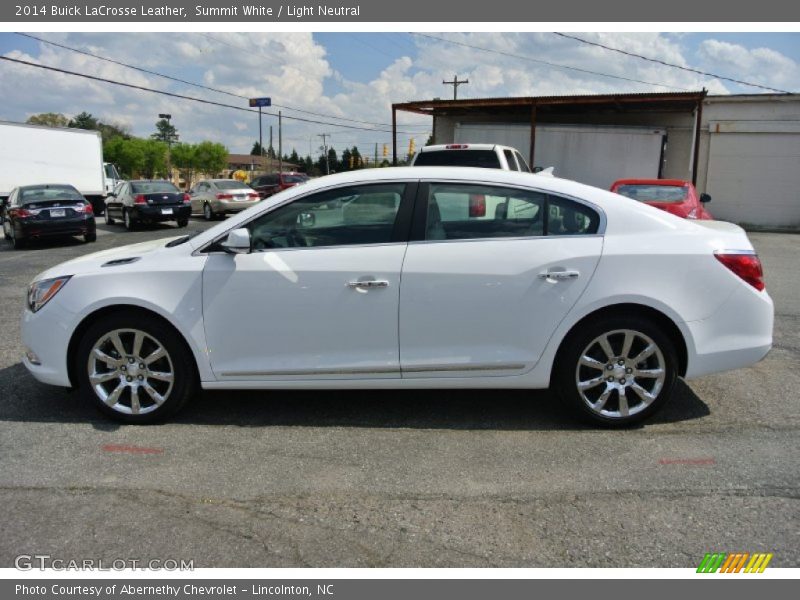 Summit White / Light Neutral 2014 Buick LaCrosse Leather