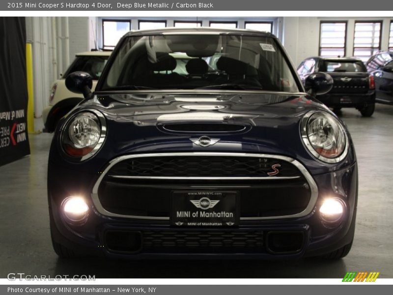 Deep Blue Metallic / Carbon Black 2015 Mini Cooper S Hardtop 4 Door