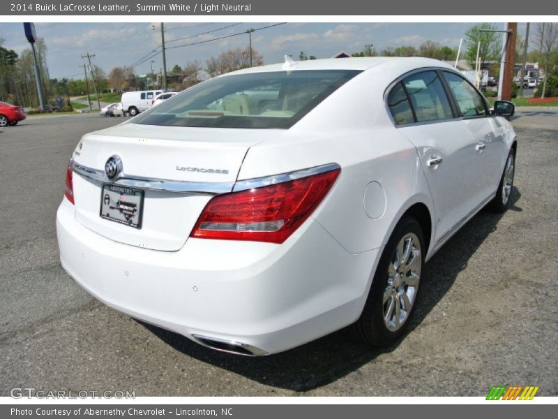 Summit White / Light Neutral 2014 Buick LaCrosse Leather