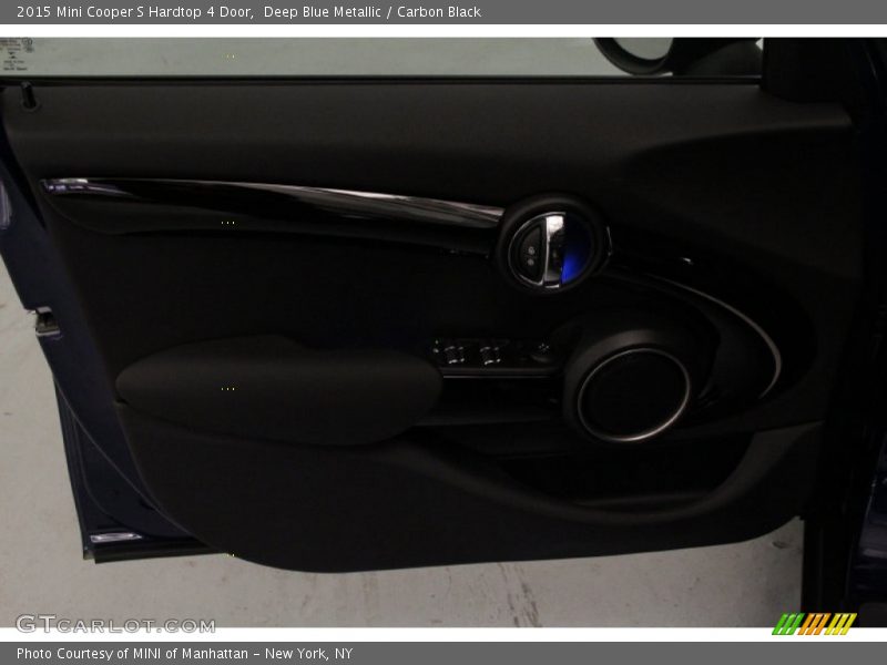 Deep Blue Metallic / Carbon Black 2015 Mini Cooper S Hardtop 4 Door