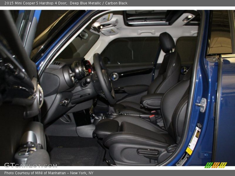Deep Blue Metallic / Carbon Black 2015 Mini Cooper S Hardtop 4 Door