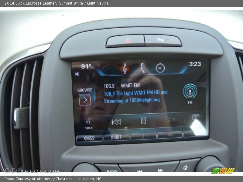 Summit White / Light Neutral 2014 Buick LaCrosse Leather
