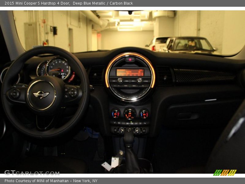Deep Blue Metallic / Carbon Black 2015 Mini Cooper S Hardtop 4 Door