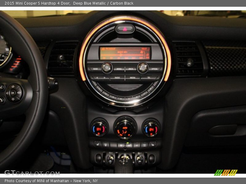 Deep Blue Metallic / Carbon Black 2015 Mini Cooper S Hardtop 4 Door