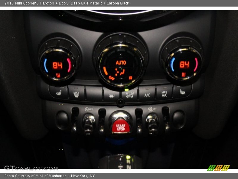 Deep Blue Metallic / Carbon Black 2015 Mini Cooper S Hardtop 4 Door