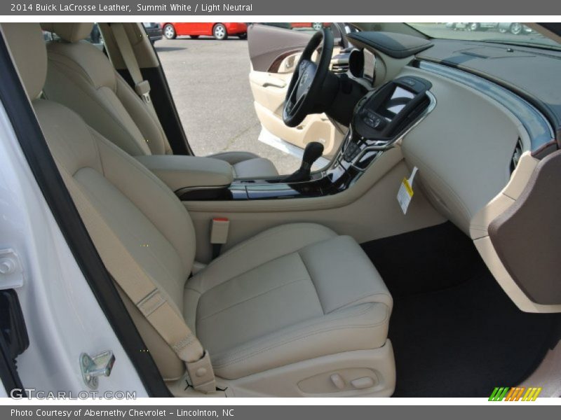 Summit White / Light Neutral 2014 Buick LaCrosse Leather