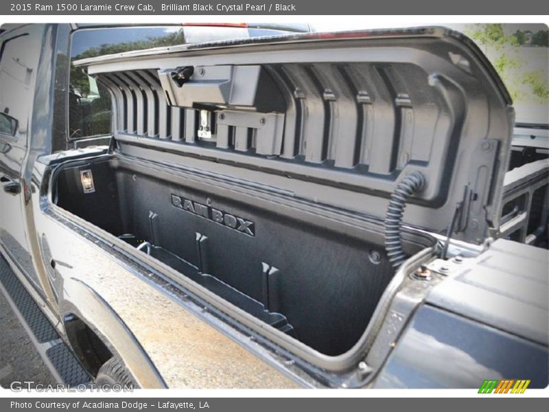 Brilliant Black Crystal Pearl / Black 2015 Ram 1500 Laramie Crew Cab