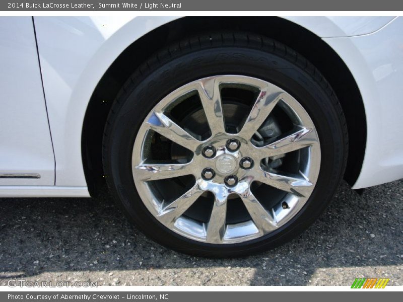 Summit White / Light Neutral 2014 Buick LaCrosse Leather