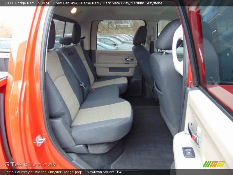 Flame Red / Dark Slate Gray/Medium Graystone 2011 Dodge Ram 1500 SLT Crew Cab 4x4