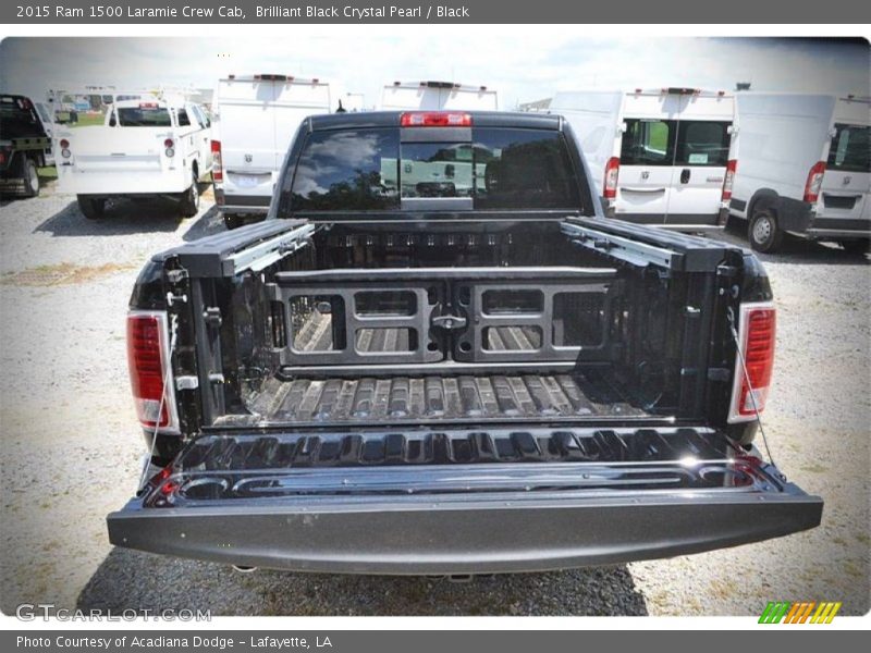 Brilliant Black Crystal Pearl / Black 2015 Ram 1500 Laramie Crew Cab