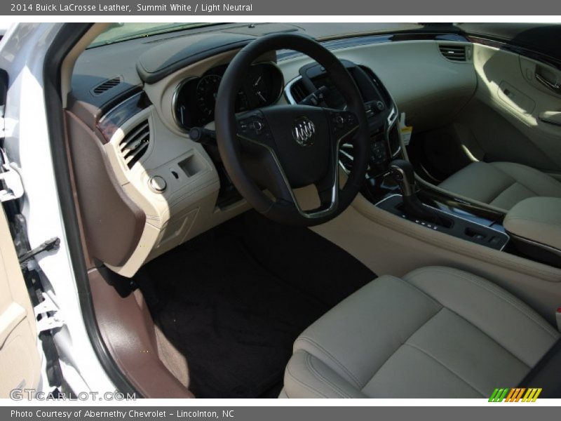 Summit White / Light Neutral 2014 Buick LaCrosse Leather
