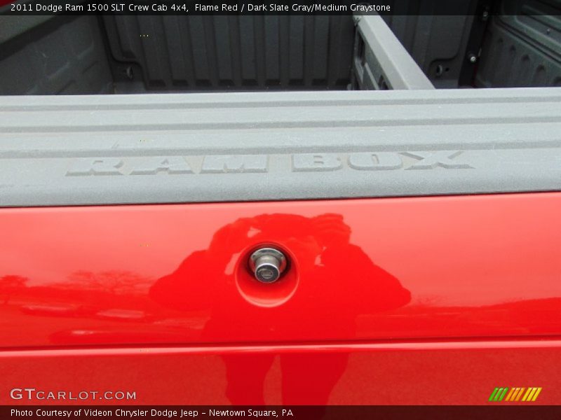 Flame Red / Dark Slate Gray/Medium Graystone 2011 Dodge Ram 1500 SLT Crew Cab 4x4