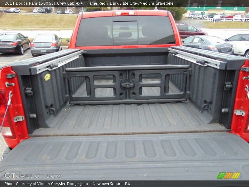 Flame Red / Dark Slate Gray/Medium Graystone 2011 Dodge Ram 1500 SLT Crew Cab 4x4