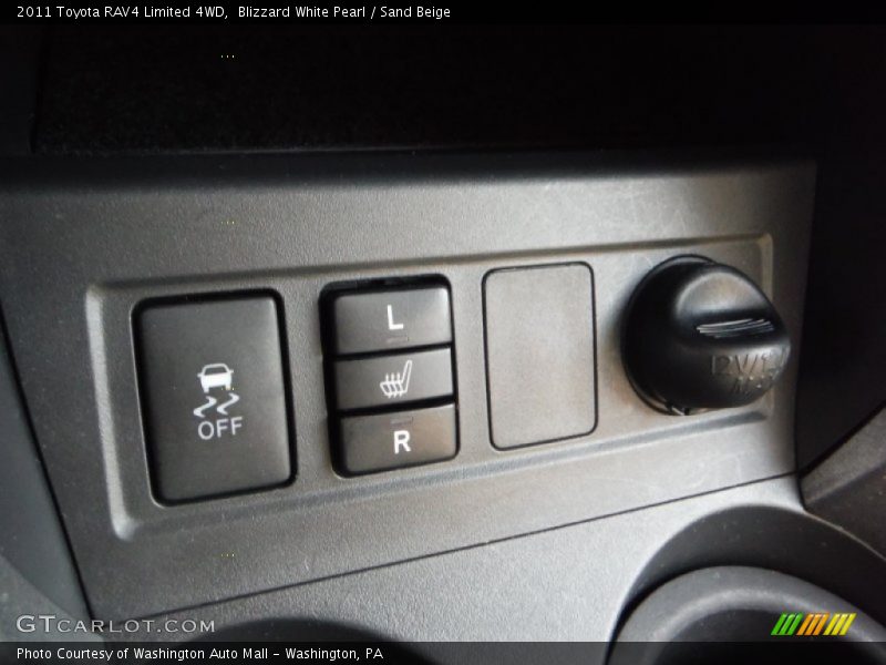 Blizzard White Pearl / Sand Beige 2011 Toyota RAV4 Limited 4WD