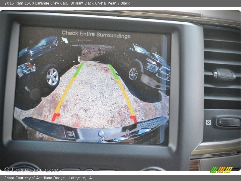 Brilliant Black Crystal Pearl / Black 2015 Ram 1500 Laramie Crew Cab