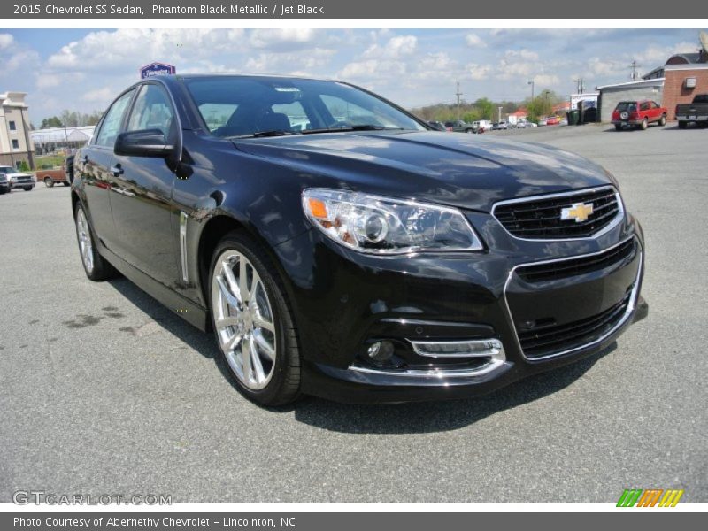 Phantom Black Metallic / Jet Black 2015 Chevrolet SS Sedan